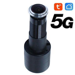 دوربین مداربسته وای‌فای 5G دو فرکانس TUYA برای درب ورودی با دید وسیع