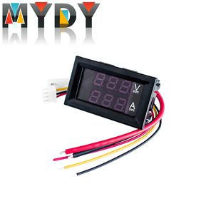 ولت آمپر متر دیجیتال LED دو نمایش 10A 0-100V DC با قابلیت تنظیم