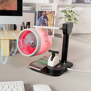 پنکه رومیزی توربینی USB با شارژ بیسیم NIKOLATOY