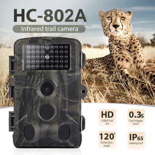دوربین شکار 24 مگاپیکسلی مادون قرمز HD در فضای باز 2.7K مادون قرمز ضد باران و ضد مه HC802A تحویل 24 ساعته ترکیبی چند زبانه