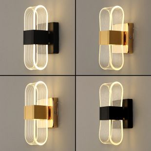 چراغ دیواری پروانه‌ای LED شمالی لوکس