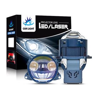 چراغ LED خودرو ۹۸ وات دو لنز دو پرتو لیزری