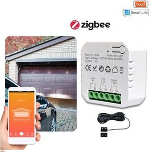کنترلر هوشمند درب گاراژ ZIGBEE سوئیچ کنترل از راه دور برنامه، کنترل صوتی، سازگار با دسته ای ترکیبی Tuya