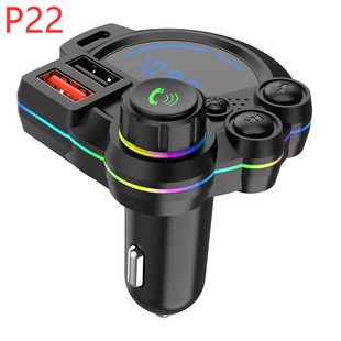 فرامرزی ماشین P22 بلوتوث MP3 تماس هندزفری فرستنده FM ماشین جدید QC3.0+PD20W شارژ سریع دوگانه دسته ای ترکیبی ظرف 48 ساعت ارسال می شود