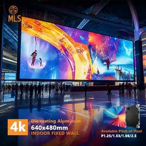 الایدی نمایشگر تمامرنگی P1.5 داخل ساختمان، فاصلهی کم، نصب دیواری، صفحهنمایش بزرگ اچدی قابل اتصال برای مراکز خرید و نمایشگاهها