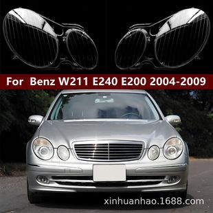 چراغ جلو شفاف مرسدس بنز W211 مدل 2003-2008