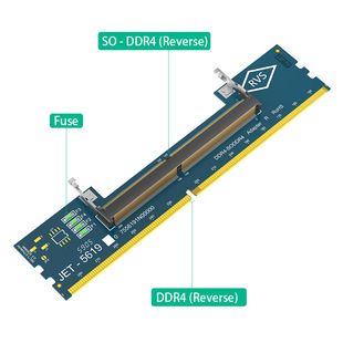 تبدیل رم لپتاپ DDR4 به دسکتاپ با آداپتور تست