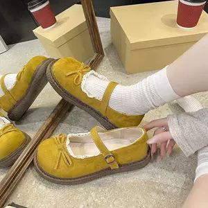 کفش چرمی زنانه سبک JK ژاپنی 2026