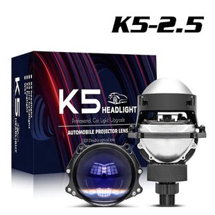 چراغ LED دوگانه 2.5 اینچی 65 وات با لنز دوگانه برای خودرو و موتورسیکلت