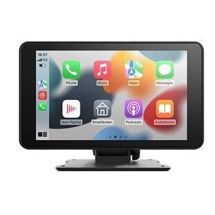 دستگاه 7 اینچی CarPlay بیسیم با بلوتوث و دوربین دنده عقب