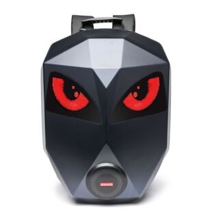 کوله پشتی موتورسیکلت با چراغ LED و بلندگو، مناسب کلاه ایمنی