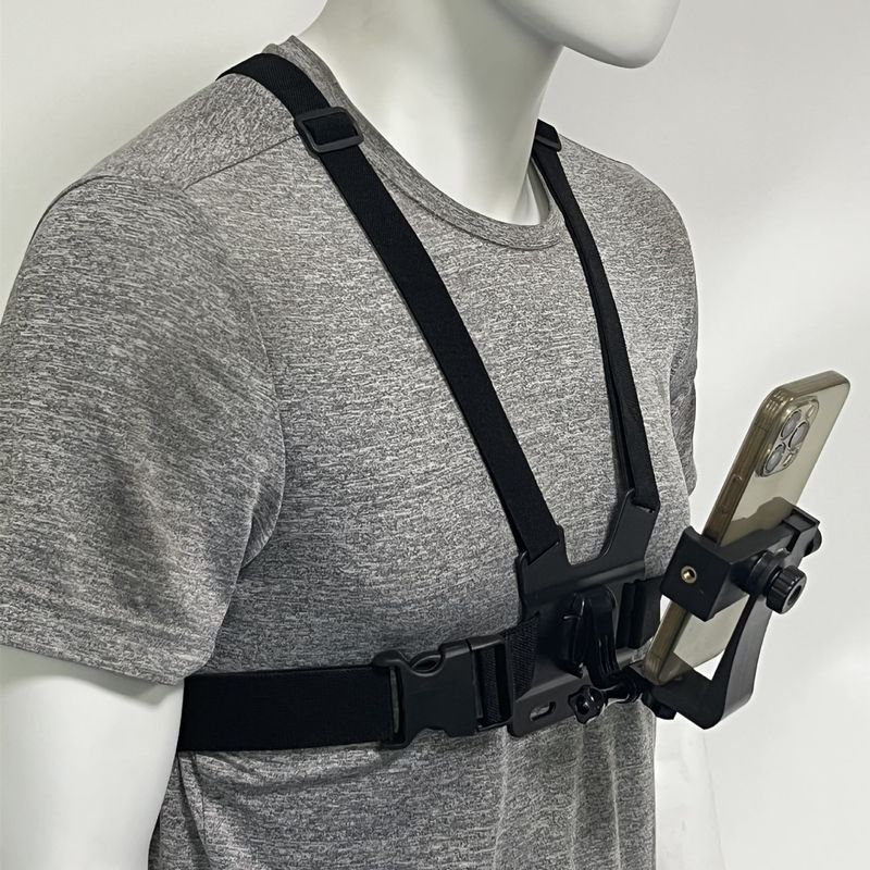 دوربین ورزشی DJI gopro13 بند سینه تلفن همراه تیراندازی زنده قفسه سینه براکت ثابت دوچرخه سواری لوازم جانبی تیراندازی دوربین ورزشی...فروش TOP10%