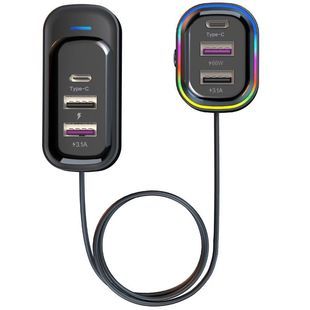 شارژر سریع خودرو ۶۶ وات USB مدل YQ1YQ248