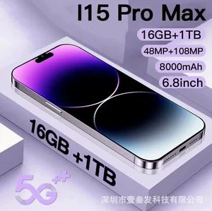 گوشی هوشمند i15 Pro Max 2، صفحهنمایش بزرگ و شفاف، ۱۶ گیگ رم، اندروید، موجودی فوری، پرفروش