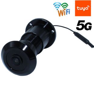 دوربین دیدیاب وای‌فای 5G با دید در شب و دوطرفه صحبت، زاویه 180 درجه