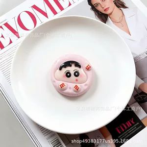 براق کارتونی کیوت خوک باجی از سفر به غرب، گیره کرم ژلهای DIY، اکسسوری رزینی دخترونه