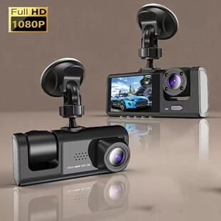 دوربین خودرو C309 سه‌لنز با دید در شب و اتصال به موبایل