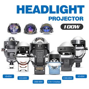 چراغ LED خودرو لنز دوگانه TIR 2.5/3 اینچ H4 H7
