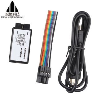 آنالایزر منطقی USB میکروکنترلر ابزار اشکال زدایی FPGA نمونه برداری 24 میلیونی 8 کانال فروش مستقیم کارخانه ای بین مرزی دسته ای مخلوط