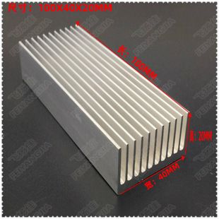 خنککننده آلومینیومی 100×40×20 میلیمتر