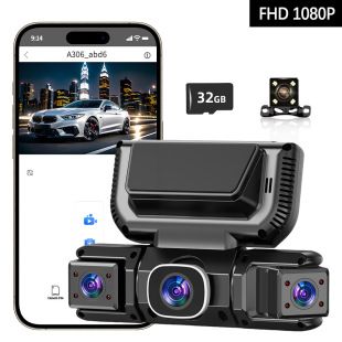 دوربین چهار ضبط‌کننده پرفروش، ضبط رانندگی با کیفیت بالا، صفحه نمایش مادون قرمز دید در شب با وضوح بالا IPS، اتصال تلفن همراه وای‌فای، تحویل دسته‌ای مختلط ظرف 48 ساعت