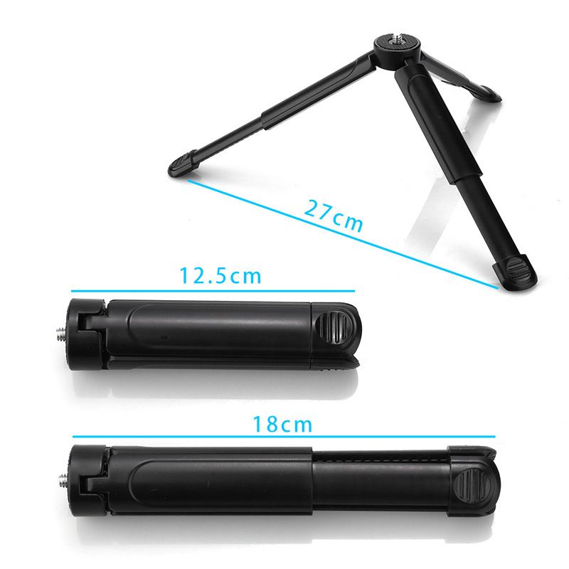 مینی سه پایه رومیزی جمع شونده DJI دوربین اکشن GOPRO براکت قابل تنظیم دستی پخش زنده پخش زنده تصویر سه پایه دوربین...فروش برتر 10%