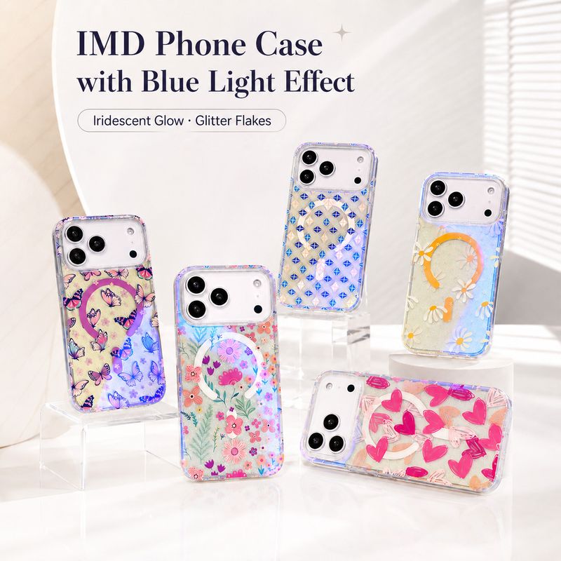 imd Blu-ray مناسب برای قاب گوشی موبایل Apple 18 iphone17Pro چاپ دو لایه کیف مکش مغناطیسی 15/16 براق iPho...فروش TOP10%