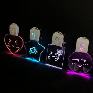چراغ شب کریسمس آکریلیک با کلید زنجیر نورانی