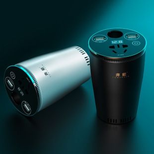 خودرو شارژر اینورتر 12V/24V به 220V با خروجی USB سریع
