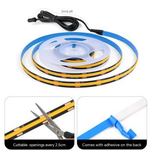 نوار LED COB با برد PCB مشکی برند داپون، طول ۱ تا ۳ متر، جایگزین نوار قبلی، فروش عمده