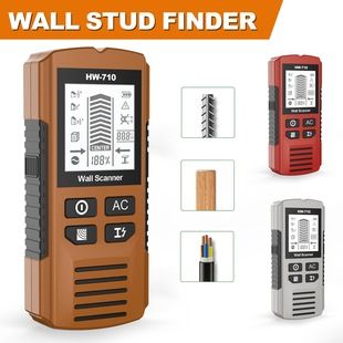 HW-710 جدید ردیاب دیواری پنج در یک ردیاب ستونی ناودانی ابزار اندازه گیری فلزیاب دیواری، تحویل دسته ای مخلوط ظرف 48 ساعت