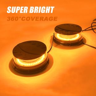 چراغ LED هشدار سقفی خودرو با پایه مغناطیسی، دو رنگ، ضدآب