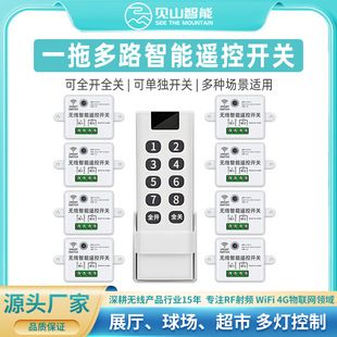 کنترلر سوئیچ بیسیم AC 220V برای روشنایی 10A هوشمند