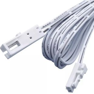 سیم اتصال چراغ کابینت LED دوپونت دو سر با کانکتور 2P
