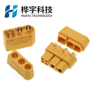 کانکتور XT60 آماس با پین سیگنال 2+4 نری و مادگی برای پهپاد و باتری لیتیومی