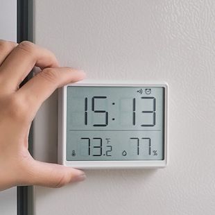 ساعت دیجیتال رومیزی و دیواری LCD با دماسنج