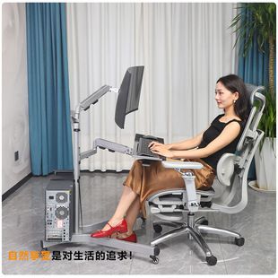 پایه نگهدارنده لپ‌تاپ قابل تنظیم ارتفاع و زاویه، ارگونومیک، مناسب میز و تخت