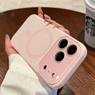 مناسب برای قاب گوشی مغناطیسی Apple 18promax، لنز با پوشش کامل، پوشش محافظ سیلیکونی مایع iPhone17 در برابر سقوط، تحویل دسته ای ترکیبی در عرض 48 ساعت