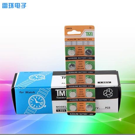 باتری سکه‌ای AG10 LR1130 با کیفیت بالا برای اسباب‌بازی، چراغ خواب و ساعت