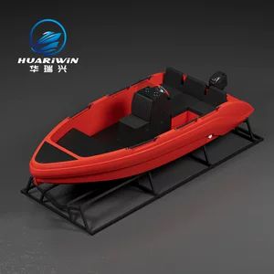 قایق ماهیگیری HDPE روتومولد 4.9 متری مقاوم به خوردگی برای پروژه‌های تفریحی و اجاره‌ای