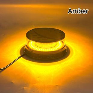 چراغ هشدار LED سقفی خودرو با پایه مغناطیسی قوی 12-24 ولت