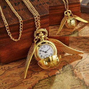 گردنبند ساعت جیبی هری پاتر اسنیچ چند رنگ