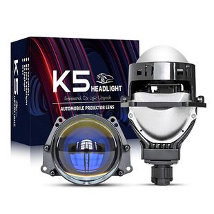 K5 دو لنز 3 و 2.5 اینچ 65 وات LED چراغ خودرو H4 H7 H11