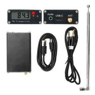 فرستنده FM 2000 متری 0.5 وات با نمایشگر LCD و محدوده 76-108 مگاهرتز