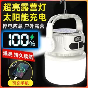 چراغ کمپینگ خورشیدی LED با شارژ USB، مناسب استفاده خانگی و بازار شب