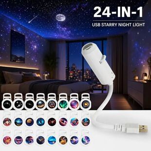 لامپ Starry Sky لامپ LED نور شب اینترنت پرطرفدار لامپ پروژکتور Starry Sky لامپ پروژکتور جوی USB لامپ Starry Sky Dome عملکرد نور محیطی پروژکتور چرخشی هوشمند جدید