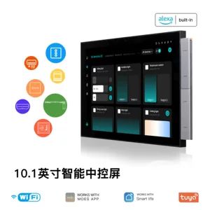 برنامه کنترل از راه دور صفحه نمایش کنترل مرکزی هوشمند خانه هوشمند WiFi Tuya کنترل پنل 10 اینچی دروازه زیگبی