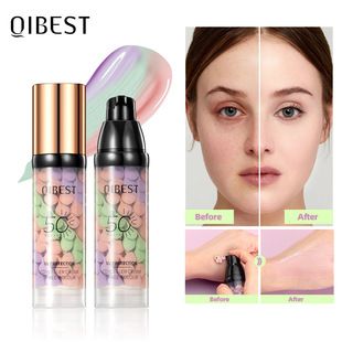 کرم پایه و ضدآفتاب سه‌رنگ QIBEST با روشن‌کنندگی و یکدست‌سازی پوست