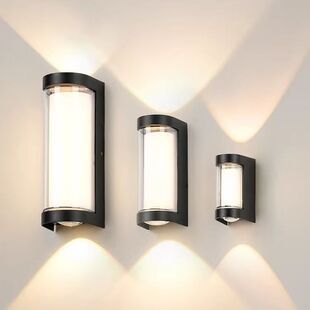 چراغ دیواری LED ضدآب فضای باز برای حیاط، راهپله و بالکن