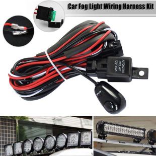 سیمکشی چراغ LED آفرود یک به دو با کلید، مناسب خودرو